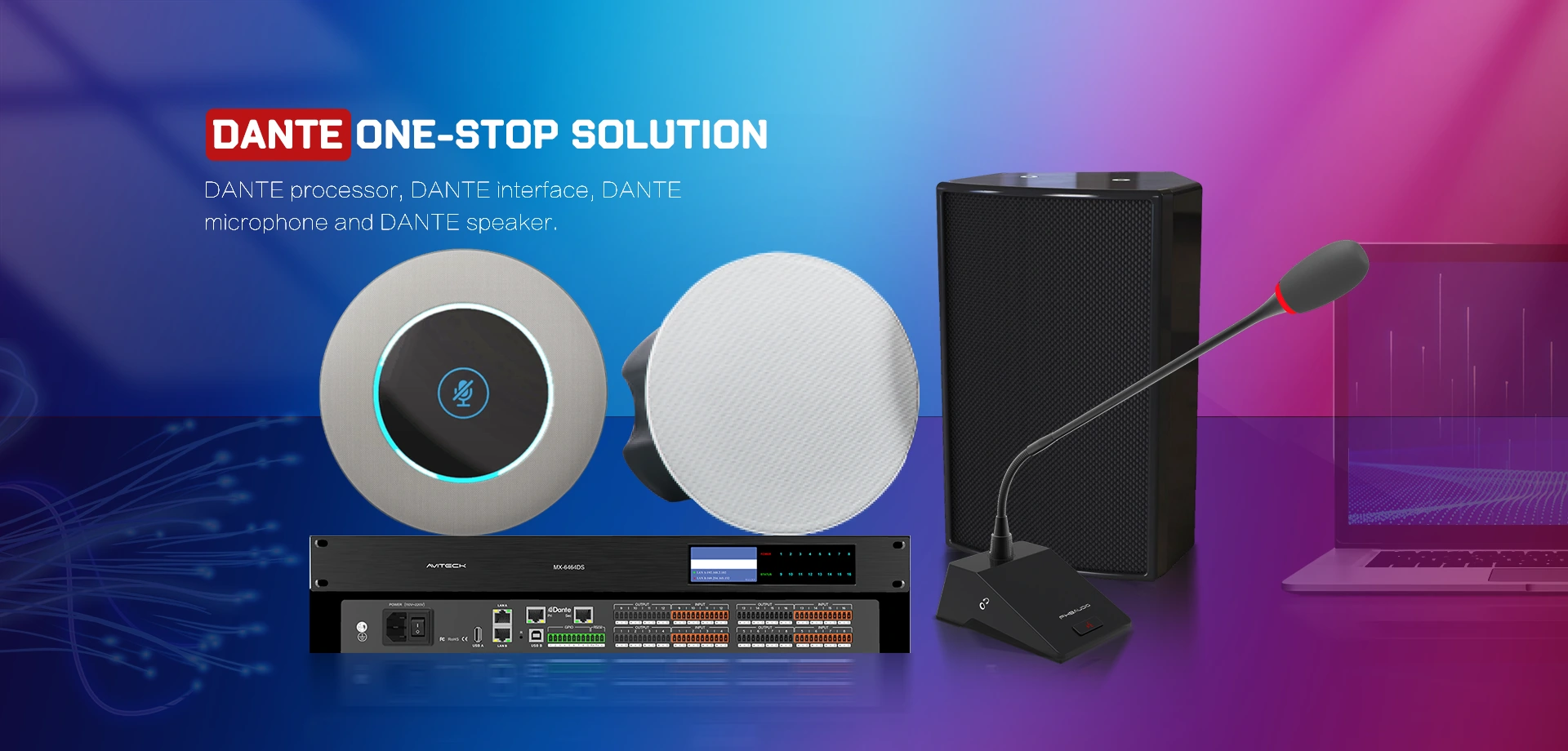 Producent interfejsu audio Dante w Chinach