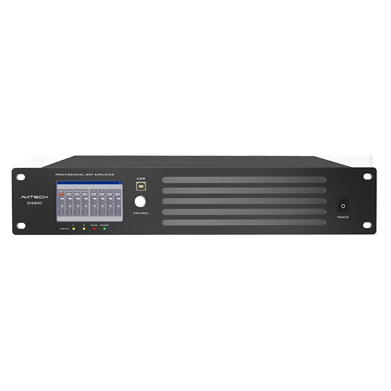 4 CH 900W DANTE DSP Network Power Wzmacniacz
