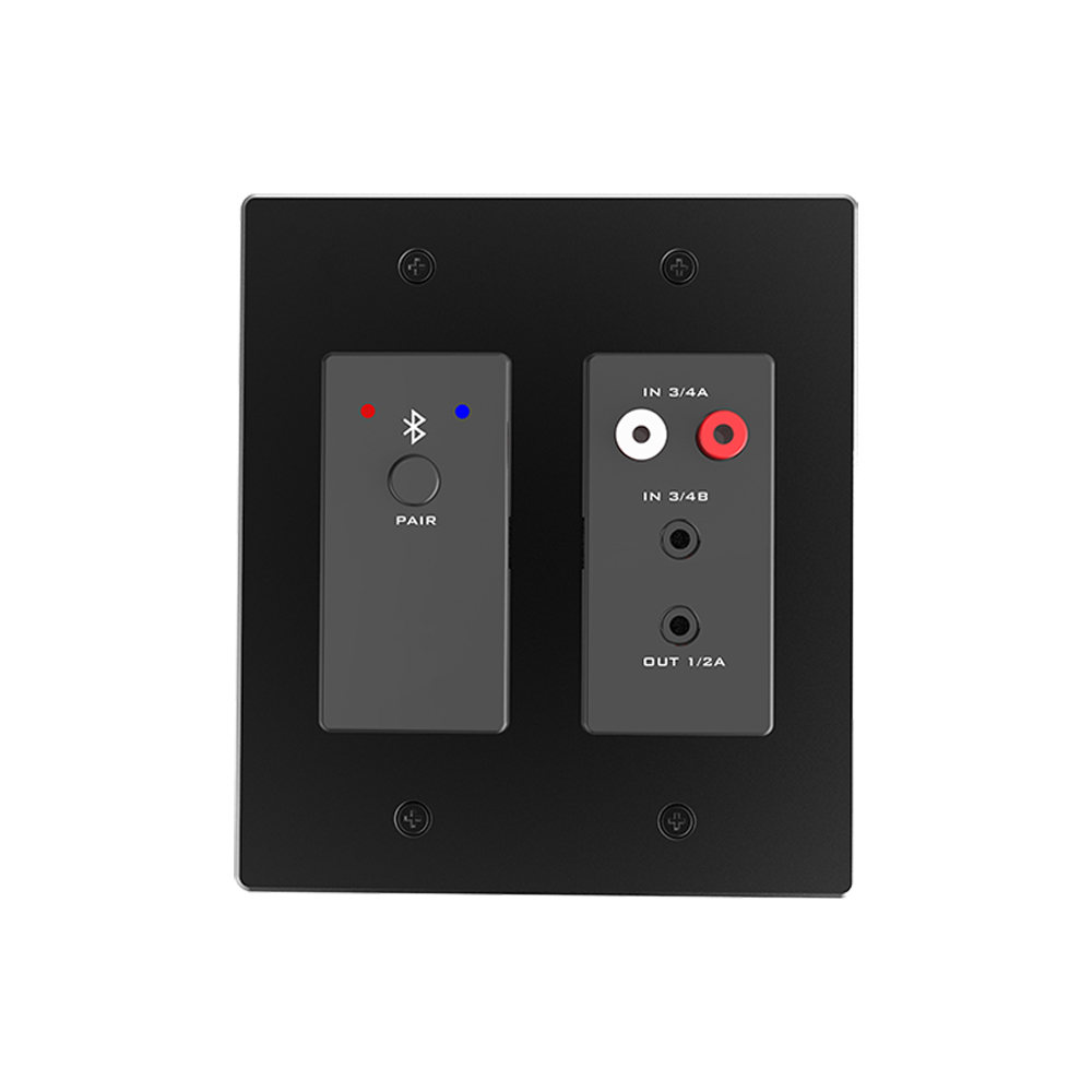 DANTE 4 CH Bluetooth Wall Plate Network Interface